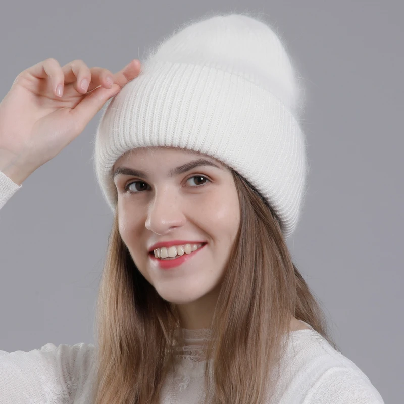 CNTANG Real Rabbit Fur Hat Winter Warm Beanies For Women Fashion Cute With Decorate Rhinestone Cap Female Casual Knitted Hats
CNTANG Real Rabbit Fur Hat Winter Warm Beanies For Women Fashion Cute With Decorate Rhinestone Cap Female Casual Knitted Hats