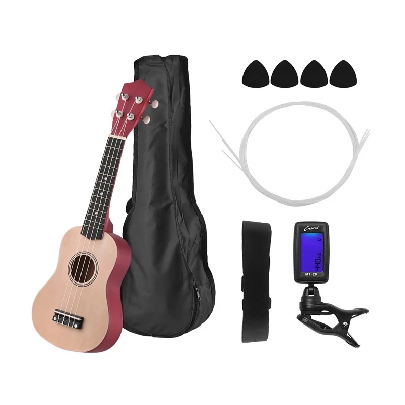 Guitar Combo 21 Inch Ukulele Hawaii Bass Guitar Musical Instrument Set Kits+Tuner+String+Strap+Bag
Guitar Combo 21 Inch Ukulele Hawaii Bass Guitar Musical Instrument Set Kits+Tuner+String+Strap+Bag