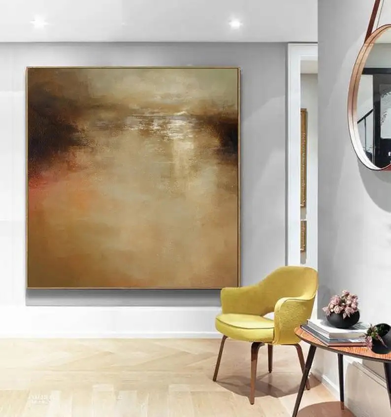 Large Sea Oil Painting On Canvas Light Brown Abstract Painting Ocean Landscape Painting Ocean Art Wall Art Office Room Decor
Large Sea Oil Painting On Canvas Light Brown Abstract Painting Ocean Landscape Painting Ocean Art Wall Art Office Room Decor