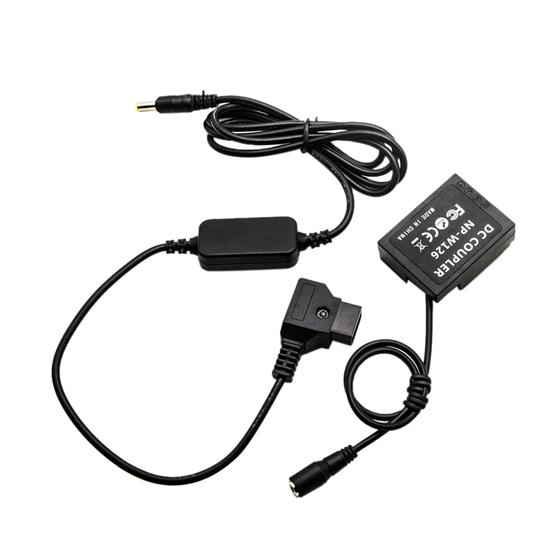 D-Tap+NP-W126 DC Coupler for Fujifilm X-PRO1 X-E1 HS33 HS30 HS50
D-Tap+NP-W126 DC Coupler for Fujifilm X-PRO1 X-E1 HS33 HS30 HS50
