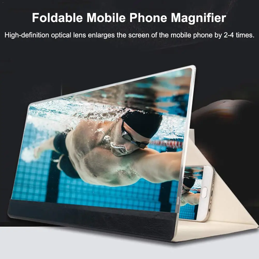3D Phone Screen Magnifier Stereoscopic Amplifying 12 Inch Screen Magnifier Foldable 3D HD Video Amplifier Phone Holder Stand
3D Phone Screen Magnifier Stereoscopic Amplifying 12 Inch Screen Magnifier Foldable 3D HD Video Amplifier Phone Holder Stand