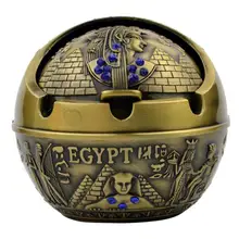 Wholesales Men Vintage Semi-Closed Egyptian Pharaoh Pyramid Rhinestone Metal Ashtray Gift
Wholesales Men Vintage Semi-Closed Egyptian Pharaoh Pyramid Rhinestone Metal Ashtray Gift