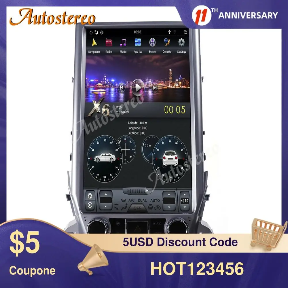 For TOYOTA LAND CRUISER LC200 2016-2019 VX GX VXS 5700 Android 9.0 64G Tesla Style Multimedia Player Auto Radio Head unit Stereo
For TOYOTA LAND CRUISER LC200 2016-2019 VX GX VXS 5700 Android 9.0 64G Tesla Style Multimedia Player Auto Radio Head unit Stereo