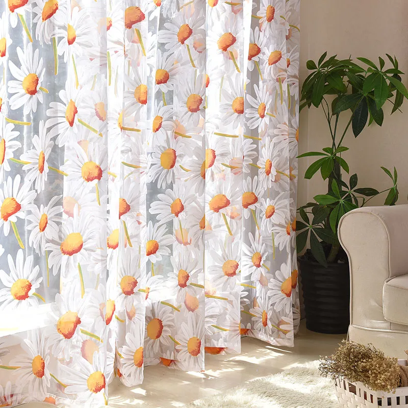 Modern Printed Sheer Curtains for Living Room Bedroom Kitchen Sun Flower Tulle Curtains Drapery Home Decor Room Drape Panel
Modern Printed Sheer Curtains for Living Room Bedroom Kitchen Sun Flower Tulle Curtains Drapery Home Decor Room Drape Panel