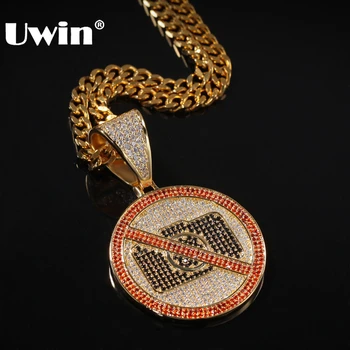 UWIN Round Tag Necklaces Pendant NO PHOTO Shape With Cuban Chain Gold Color Iced Out Cubic Zirconia Fashion Hiphop Mens Jewelry
UWIN Round Tag Necklaces Pendant NO PHOTO Shape With Cuban Chain Gold Color Iced Out Cubic Zirconia Fashion Hiphop Mens Jewelry