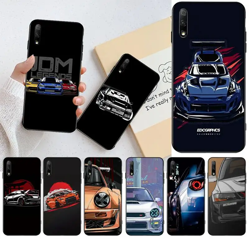 Классный японский JDM спортивный автомобиль комикс чехол для телефона Huawei Nova 6se 7
