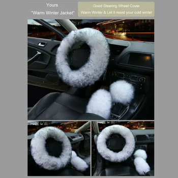 3*Fur Wool Car Steering Wheel Gear Knob Parking Brake Cover Soft Fluffy Winter Wool Spring / Autumn / Winter
3*Fur Wool Car Steering Wheel Gear Knob Parking Brake Cover Soft Fluffy Winter Wool Spring / Autumn / Winter