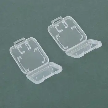 10PCS Transparent Standard SD SDHC Memory Card Case Holder Box Storage Carry Storage Protective Box for SD Card
10PCS Transparent Standard SD SDHC Memory Card Case Holder Box Storage Carry Storage Protective Box for SD Card