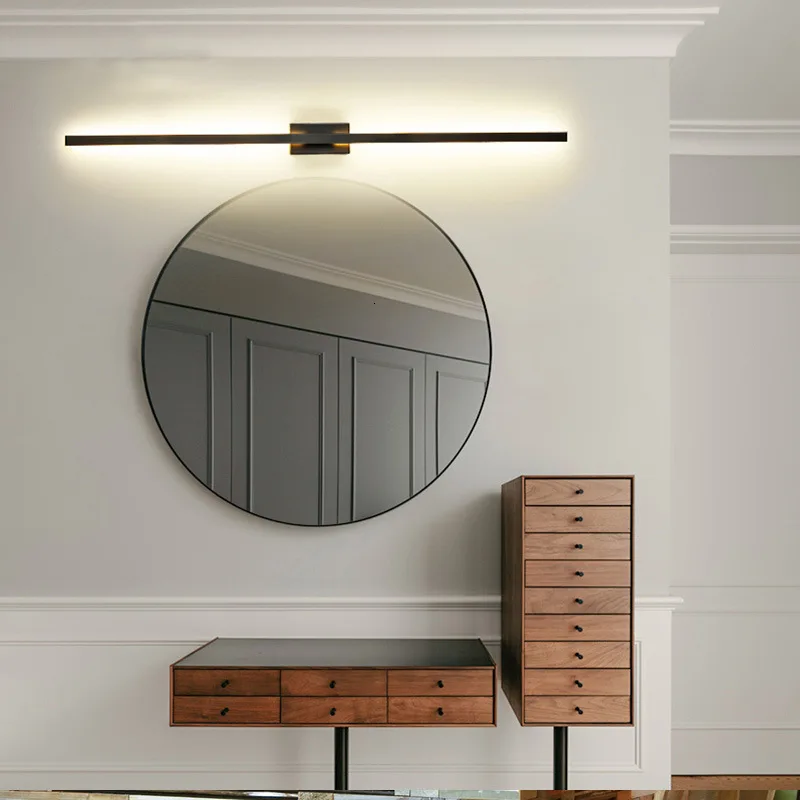 Northern Europe Led Mirror Headlight Toilet Modern Concise Shower Room Cabinet Dresser Makeup Mirror Post Modern Wall Lamp
Northern Europe Led Mirror Headlight Toilet Modern Concise Shower Room Cabinet Dresser Makeup Mirror Post Modern Wall Lamp