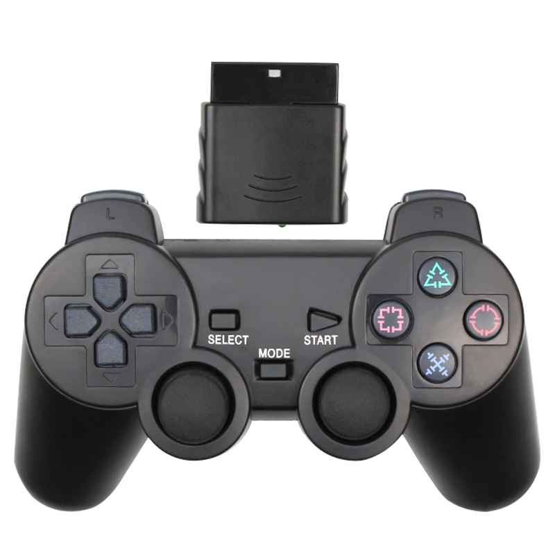 NEW Wireless Gamepad for Sony PS2 Controller for Playstation 2 Console Joystick Double Vibration Shock Joypad Wireless Controle
NEW Wireless Gamepad for Sony PS2 Controller for Playstation 2 Console Joystick Double Vibration Shock Joypad Wireless Controle