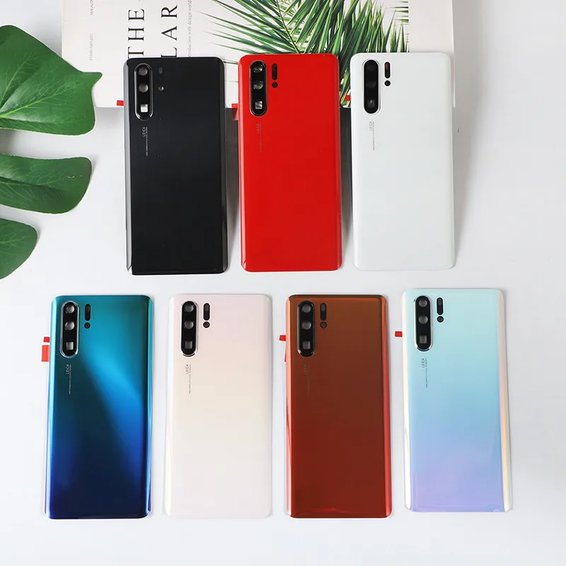 Корпус P30Pro для Huawei P30 Pro Стеклянная Крышка батарейного отсека Ремонт задняя