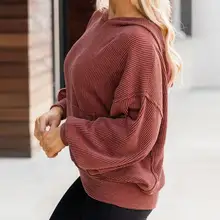 Stylish Casual Sweatshirt Solid Color Top Long Sleeve Ribbed Hooded Women Sweatshirt Sweatshirt Pullover Hoodie
Stylish Casual Sweatshirt Solid Color Top Long Sleeve Ribbed Hooded Women Sweatshirt Sweatshirt Pullover Hoodie