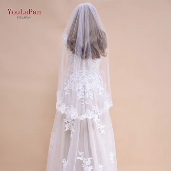 TOPQUEEN VE02 3m One Layer Wedding Veil With Comb White Lace Edge Bridal Veils Ivory Appliqued Cathedral Wedding Veil Veil
TOPQUEEN VE02 3m One Layer Wedding Veil With Comb White Lace Edge Bridal Veils Ivory Appliqued Cathedral Wedding Veil Veil