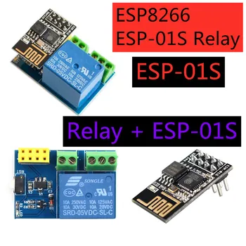 ESP8266 ESP-01S WiFi Relay Module Things Smart Home Remote Control Switch for Phone APP ESP01S Wireless WIFI auto Module
ESP8266 ESP-01S WiFi Relay Module Things Smart Home Remote Control Switch for Phone APP ESP01S Wireless WIFI auto Module