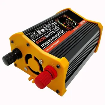 New Car Conversion Inverter LED Display Dual USB Black 6000W 4000W 3000W Inverter 12V-220V Multiple Protection 
New Car Conversion Inverter LED Display Dual USB Black 6000W 4000W 3000W Inverter 12V-220V Multiple Protection