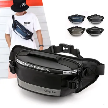 Men Nylon Waist Bags Multi-Functional Single Chest Pack Anti-theft Reflective Strip Shoulder Male Hip Bum Belt Bag Waterproof
Men Nylon Waist Bags Multi-Functional Single Chest Pack Anti-theft Reflective Strip Shoulder Male Hip Bum Belt Bag Waterproof
