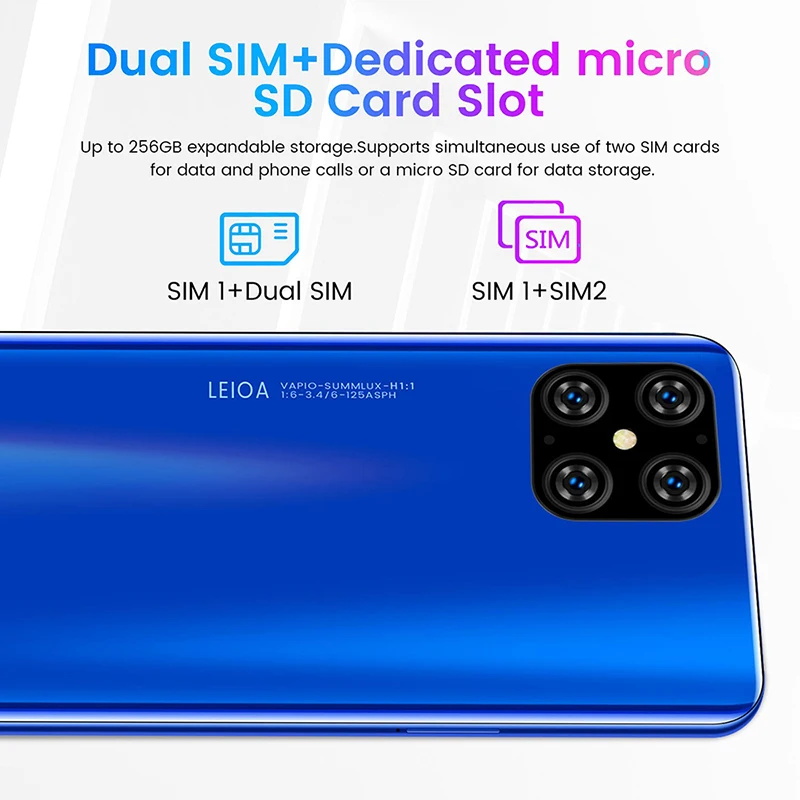 2020 New i12 Phone Global Version 10-core 8 + 256G Dual Card Dual Standby 7.2-inch Full-screen Ultrabook Mobile Phone 4G Network
2020 New i12 Phone Global Version 10-core 8 + 256G Dual Card Dual Standby 7.2-inch Full-screen Ultrabook Mobile Phone 4G Network