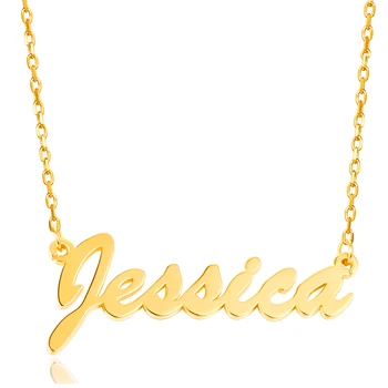 Custom Stainless Steel Name Necklace Customized Nameplate Necklaces English Style Personalized Jewelry 45 Font to choose 
Custom Stainless Steel Name Necklace Customized Nameplate Necklaces English Style Personalized Jewelry 45 Font to choose