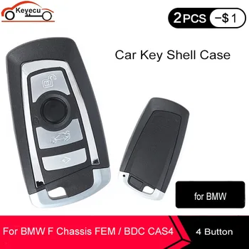 Keyecu 10PCS Smart replacement Remote Key Shell Case Fob 4 Button for BMW CAS4 F10 F20 F30 F40 1 3 5 7 Series FEM/BDC CAS4 CAS4+
Keyecu 10PCS Smart replacement Remote Key Shell Case Fob 4 Button for BMW CAS4 F10 F20 F30 F40 1 3 5 7 Series FEM/BDC CAS4 CAS4+
