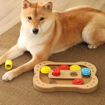 Pet Puzzle Feeding Toys New Fun Wooden Leak Food Toys Multi-Functional Dog Puzzle Training Toys for All Dogs
Pet Puzzle Feeding Toys New Fun Wooden Leak Food Toys Multi-Functional Dog Puzzle Training Toys for All Dogs