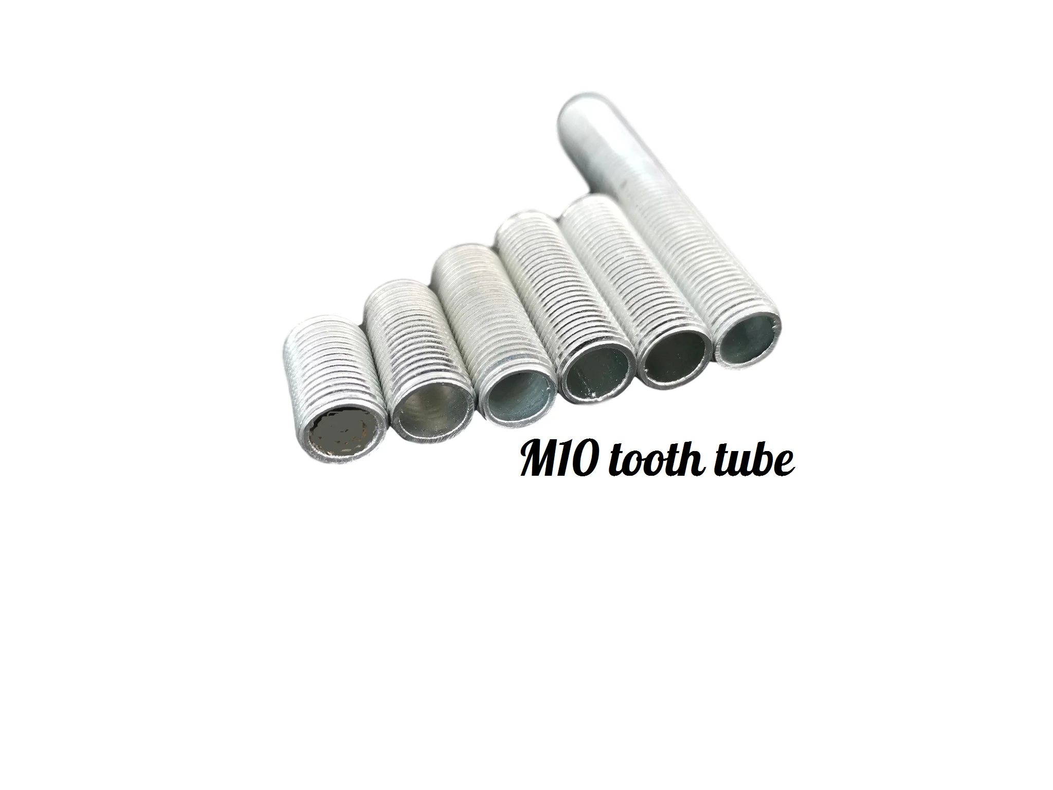 Новинка 10 шт. M10 зубная трубка Необходимая длина (10 300 мм) стандартные винты и гайки