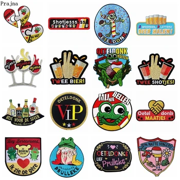 Prajna Oeteldonk Emblem Full DIY Embroidered Frog Carnival For Netherland Iron On Patches Stickers Embroidered Patches For Dress
Prajna Oeteldonk Emblem Full DIY Embroidered Frog Carnival For Netherland Iron On Patches Stickers Embroidered Patches For Dress