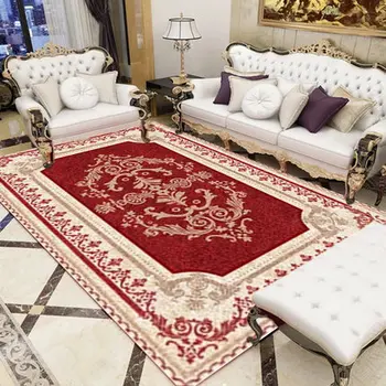 European Style Carpet Living Room Large Flower Rectangular Bedroom Sofa Non-Slip Machine Washable Mat
European Style Carpet Living Room Large Flower Rectangular Bedroom Sofa Non-Slip Machine Washable Mat