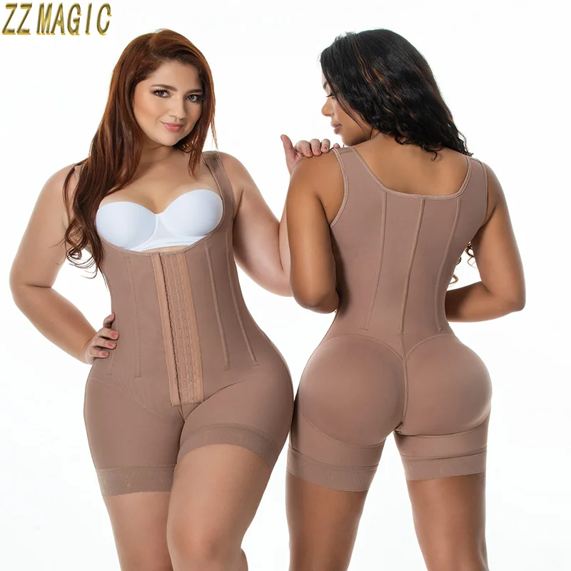 

Women Corset Hip Lifting Siamese Shape Shorts Slimming Shoulder Strap Bodysuit Skims Kim Kardashian Fajas Colombianas