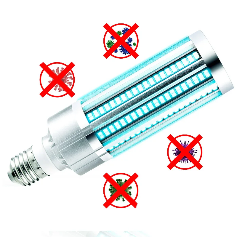 60W E27 Base Strong Effective UV Germicidal LED Corn Bulb 100-265V Ozone UVC Germicidal Sterilization Light Led Lamp
60W E27 Base Strong Effective UV Germicidal LED Corn Bulb 100-265V Ozone UVC Germicidal Sterilization Light Led Lamp