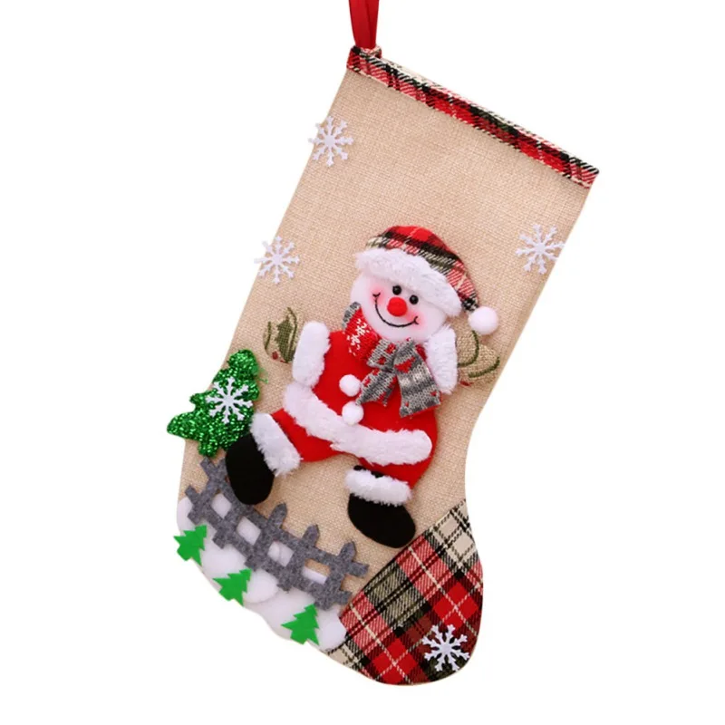 Linen Large Sie Christmas Stocking Gift Holders Holiday Party Christmas Fireplace Decorations
Linen Large Sie Christmas Stocking Gift Holders Holiday Party Christmas Fireplace Decorations