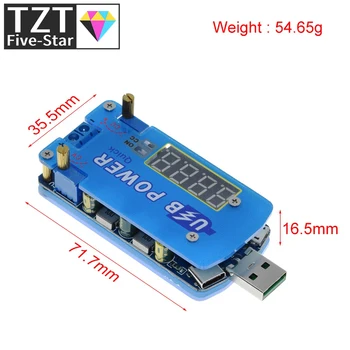 DP2F DC DC adjustable usb laboratory power supply DC 0.5-30V 15W voltage regulator QC2.0 QC3.0 AFC FCP Quick charge trigger
DP2F DC DC adjustable usb laboratory power supply DC 0.5-30V 15W voltage regulator QC2.0 QC3.0 AFC FCP Quick charge trigger