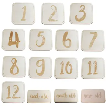 Birth Month Week Year Number Wood Card Baby Full Moon Photography Props Birthday MilestoneCommemorative
Birth Month Week Year Number Wood Card Baby Full Moon Photography Props Birthday MilestoneCommemorative