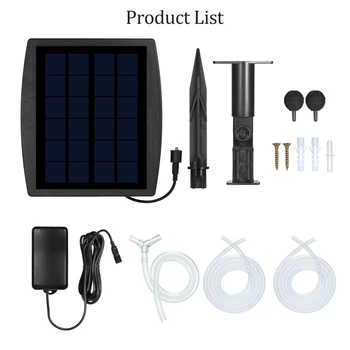 Solar Powered/DC Charging Water Mini Aquarium Air Pump Plant Fish Tank Oxygen Air Compressor Aerator Air Flow Maker Oxygen Pump
Solar Powered/DC Charging Water Mini Aquarium Air Pump Plant Fish Tank Oxygen Air Compressor Aerator Air Flow Maker Oxygen Pump