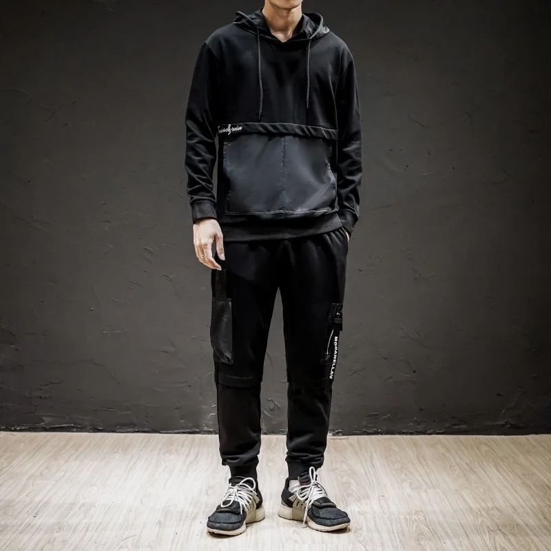 Spring And Autumn Sports Leisure Suit Men's Japanese-style Trend Handsome Simple Fashion Students European And American Streets
Spring And Autumn Sports Leisure Suit Men's Japanese-style Trend Handsome Simple Fashion Students European And American Streets