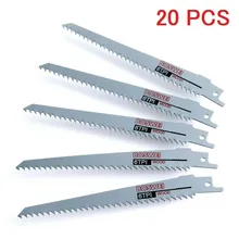 20pcs S644D Saw Blade150mm Extra-Sharp HCS Reciprocating Blades Cutter For Cutting Wood Metal Power Tool Accessories
20pcs S644D Saw Blade150mm Extra-Sharp HCS Reciprocating Blades Cutter For Cutting Wood Metal Power Tool Accessories