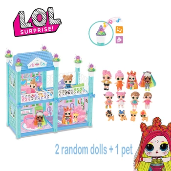 LOL Surprise Dolls Toy DIY Play House Games with 2 Random Lol Doll Anime Figures Kids Toys for Children Birthday Gifts for Girls
LOL Surprise Dolls Toy DIY Play House Games with 2 Random Lol Doll Anime Figures Kids Toys for Children Birthday Gifts for Girls