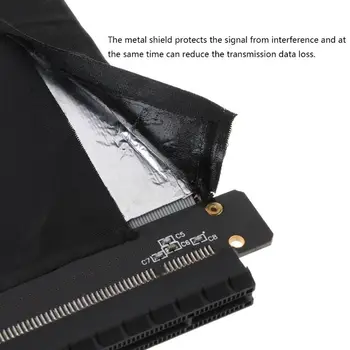 2020 New PCI Express PCIe3.0 16X to 16X Flexible Cable Adapter 90 Degree Angle Riser Card
2020 New PCI Express PCIe3.0 16X to 16X Flexible Cable Adapter 90 Degree Angle Riser Card