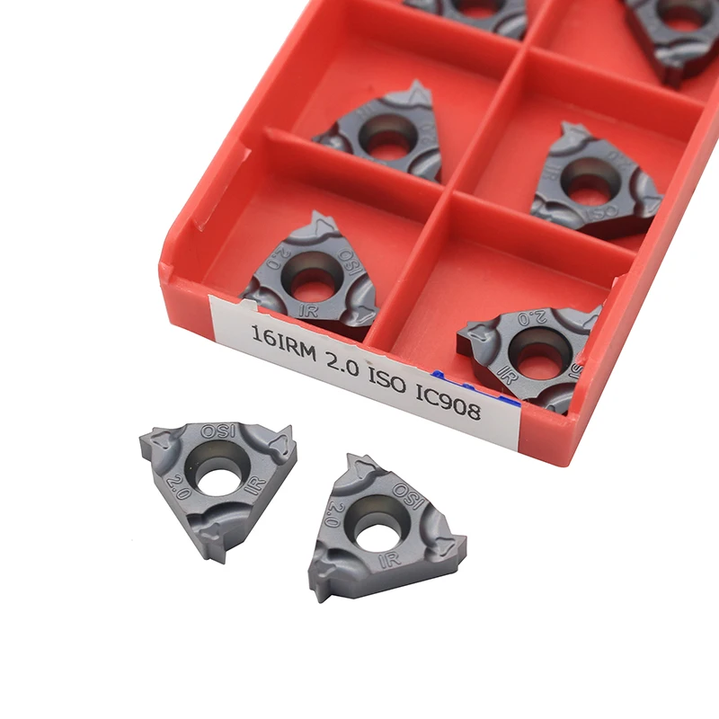 16IRM 2.0 ISO IC908 10pcs Carbide Inserts 16IRM 2.0 ISO IC908 Plate CNC Threaded Blade Lathe Cutter Tool Turning Tools
16IRM 2.0 ISO IC908 10pcs Carbide Inserts 16IRM 2.0 ISO IC908 Plate CNC Threaded Blade Lathe Cutter Tool Turning Tools
