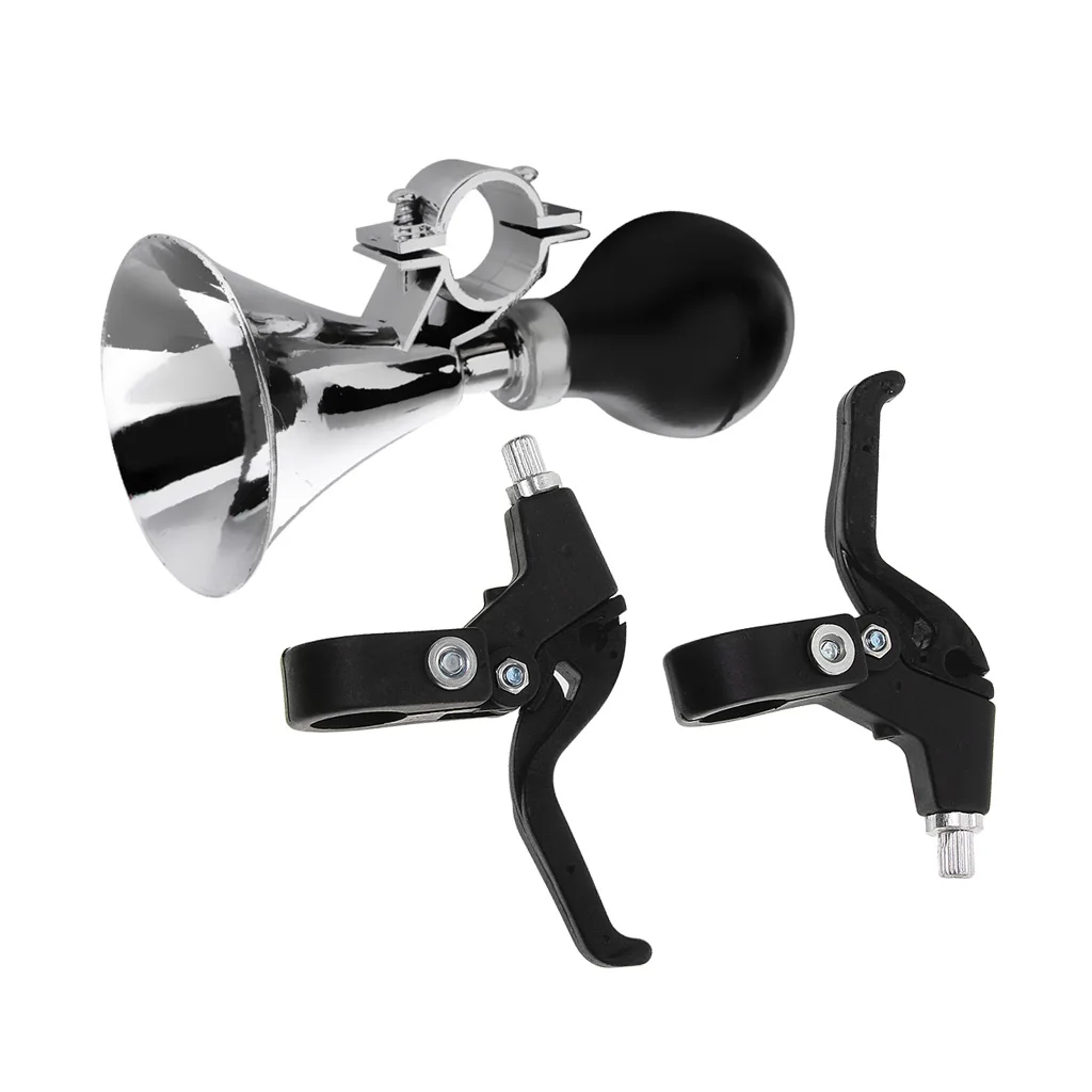 Kids Children Bicycle Squeeze Horn Ring Bell Cycle Hooter + Brake Levers Set Cycle Bicycle Bike Accessories Kids Children Bicycle Squeeze Horn Ring Bell Cycle Hooter + Brake Levers Set Cycle Bicycle Bike Accessories