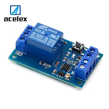 Bistable Relay Module 5V/12V Single Button Relay Module One Key Car Modification Start-Stop Self locking Car Modification Switch
Bistable Relay Module 5V/12V Single Button Relay Module One Key Car Modification Start-Stop Self locking Car Modification Switch