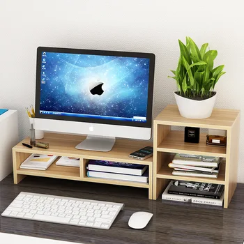 Creative Computer Display Base Heightening Bracket Office desktop keyboard shelf Wooden shelf office supplies organizer 
Creative Computer Display Base Heightening Bracket Office desktop keyboard shelf Wooden shelf office supplies organizer