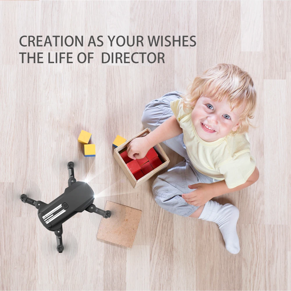 2020 NEW RC drone 4k HD wide angle camera wifi fpv drone height keeping drone with camera mini drone video live rc quadcopter