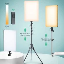 Led-160 Led Video Light Panel With Remote Control Bi-Color 3200K-5700K Photography Lighting Panel Camera Photo Studio Fill Lamp
Led-160 Led Video Light Panel With Remote Control Bi-Color 3200K-5700K Photography Lighting Panel Camera Photo Studio Fill Lamp