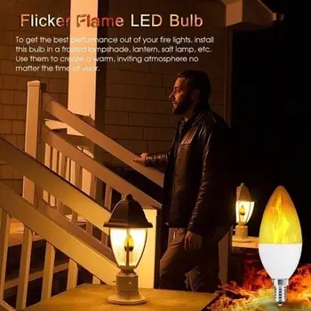 E26/E27 Creative Fashion LED Fire Light Flame Effect Lamp Corn Bulb Living Room Lighting Party Bar KTV Christmas Home
E26/E27 Creative Fashion LED Fire Light Flame Effect Lamp Corn Bulb Living Room Lighting Party Bar KTV Christmas Home