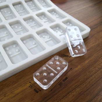 Shiny Dominos Silicone Epoxy Resin Mould Cake Mold Fondant Molds Cake Decorating Tools Chocolate Soap DIY
Shiny Dominos Silicone Epoxy Resin Mould Cake Mold Fondant Molds Cake Decorating Tools Chocolate Soap DIY