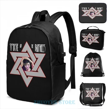 Siouxsie and the Banshees - Star of David 2 USB Charge Backpack men School bags Women bag Travel laptop bag
Siouxsie and the Banshees - Star of David 2 USB Charge Backpack men School bags Women bag Travel laptop bag