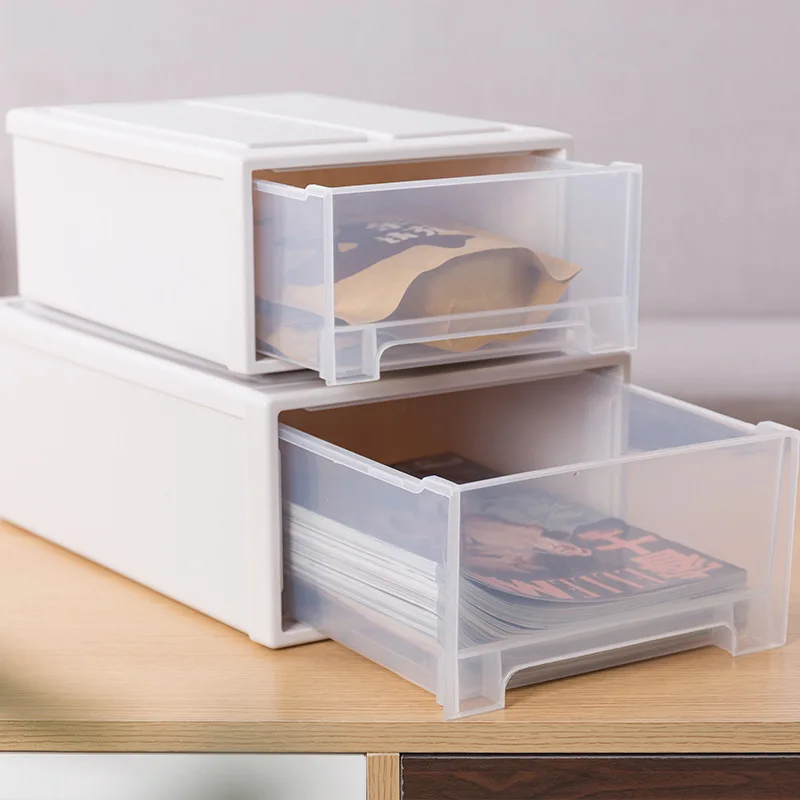 Clothes Storage Box Household Plastic Dormitory Finishing Box Desktop Drawer-type Underwear Storage Box Transparent Storage Ward
Clothes Storage Box Household Plastic Dormitory Finishing Box Desktop Drawer-type Underwear Storage Box Transparent Storage Ward