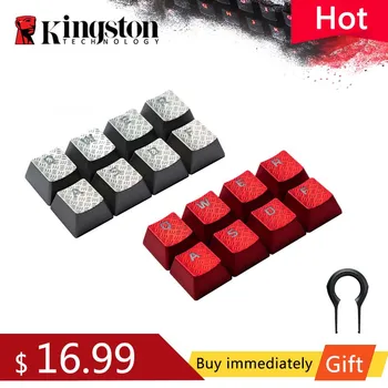 Kingston FPS & MOBA Gaming Keycaps Upgrade Kit custom keycap 8pcs red silver for RGB Gaming Mechanical Keyboard
Kingston FPS & MOBA Gaming Keycaps Upgrade Kit custom keycap 8pcs red silver for RGB Gaming Mechanical Keyboard
