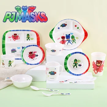 Original Pj Masks Cartoon Melamine Children's Tableware Set Anti-fall Spoon Fork Water Cups Dinner Plate Eco-Friendly Tablewares
Original Pj Masks Cartoon Melamine Children's Tableware Set Anti-fall Spoon Fork Water Cups Dinner Plate Eco-Friendly Tablewares