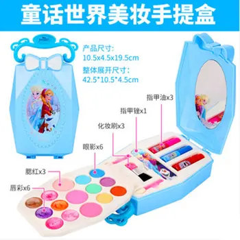 Original Disney Frozen Children's Cosmetics Nail Polish Set Small Makeup Box Play House Toys D22610A
Original Disney Frozen Children's Cosmetics Nail Polish Set Small Makeup Box Play House Toys D22610A